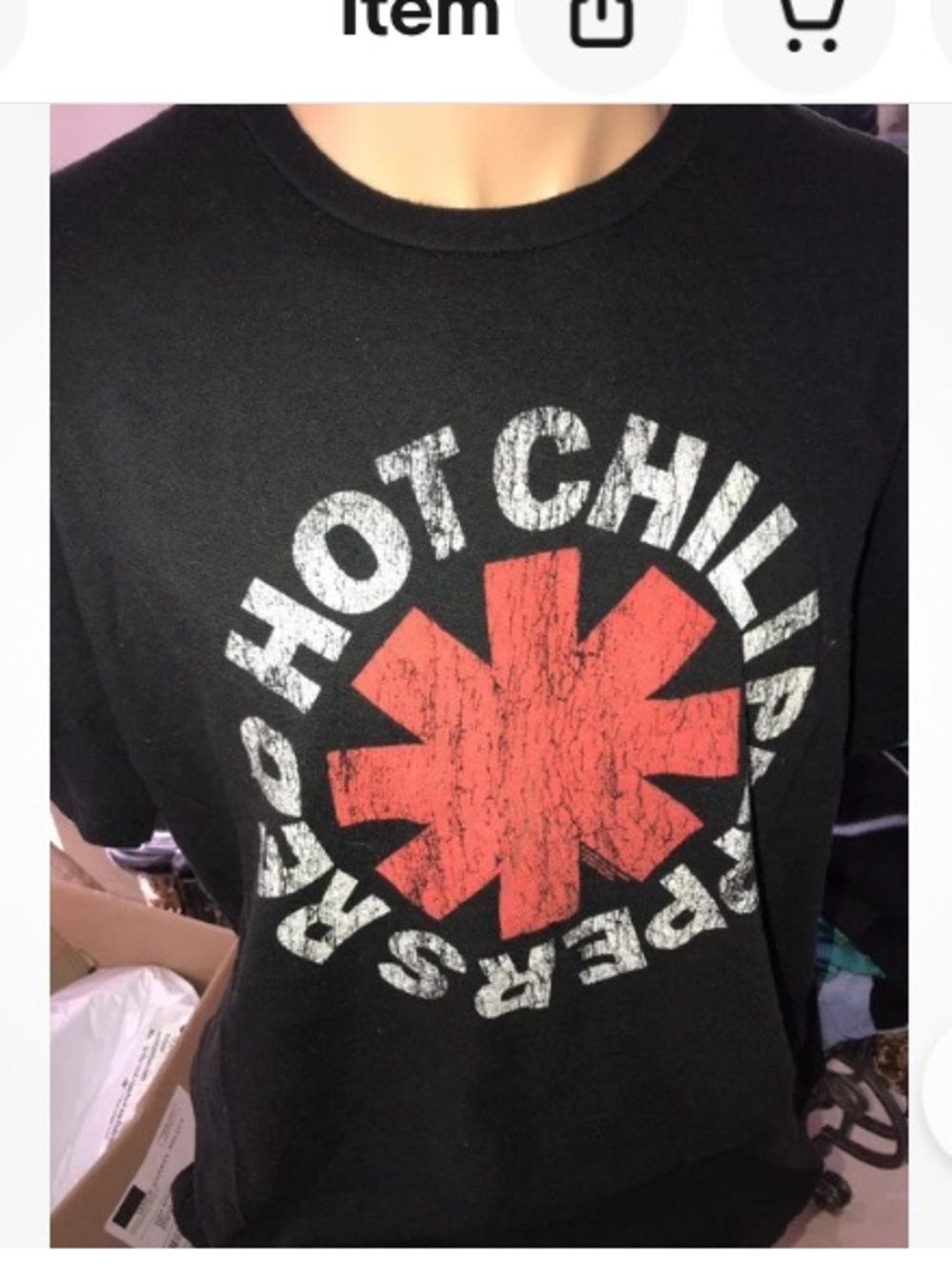 NWOT Red Hot Chili Peppers Men’s Black T-Shirt –ALSTYLE – Large